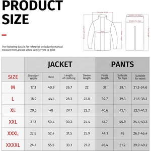 Traje Impermeable Resistente con Chaqueta con Capucha, Cremallera Completa, Pantalones con Cintura Elástica, Costuras Reforzadas y Características de Personalización - Product Image 6