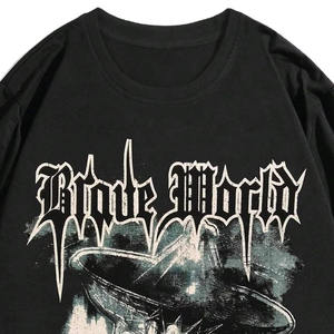 เสื้อยืดผู้ชายพรีเมียม ผ้าฝ้าย 100% แขนสั้น พิมพ์ลายซิลค์สกรีน น้ำหนัก 220 กรัม เนื้อผ้าหนา ระบายอากาศได้ดี กันยับ เป็นมิตรต่อสิ่งแวดล้อม - Product Image 2