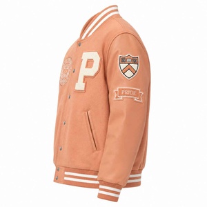 High Quality Customized Breathable Quick-Dry Wool-<b>Lined</b> Winter Varsity <b>Jackets</b> for <b>Men</b> Women College Baseball Varsity <b>Jacket</b> - Product Image 6