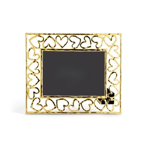 Gold Metal Rectangular <b>Photo</b> Frame with Sunburst Design Wall <b>Mount</b> Decor - Product Image 6