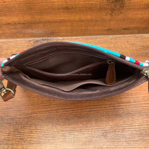 Sac à main de couverture multi-selle fait à la main avec cuir repoussé Style occidental en cuir véritable pochette portefeuille de luxe cadeau pour elle - Product Image 6