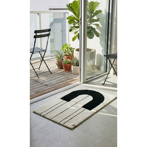 Alfombras Persas Abstractas Grandes de Lana/Seda Hechas a Mano, Personalizadas al por Mayor, Ecológicas, Lavables, Antideslizantes, con Respaldo de Nudos Altos - Product Image 1