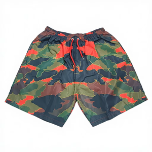 Pantalones Cortos Deportivos de Alta Calidad, Sublimados, para Correr, de Malla - Product Image 1
