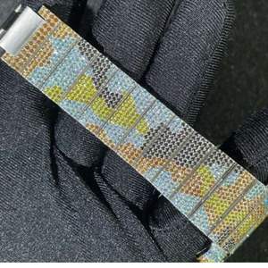 นาฬิกาโมอิสซาไนต์แบบ unisex ขายดีที่สุด ประดับเพชรคุณภาพสูงไร้สี พร้อมฟังก์ชั่นวันที่อัตโนมัติ ราคาขายส่ง - Product Image 2