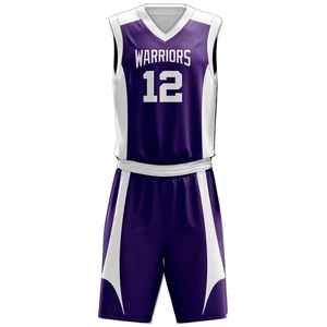 Customized High Quality Sleeveless Breathable Printed Basketball Reversible Jerseys Shorts Sets Comfortable Uniforms Plus Size - Product Image 2