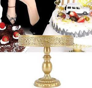Support à gâteau de luxe avec base stable, présentoir élégant pour desserts, idéal pour les mariages, les pâtisseries et la décoration intérieure - Product Image 4