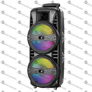 KTS-<span class=keywords><strong>altavoces</strong></span> portátiles inalámbricos para fiesta de dj, dispositivo con TWS, FM y USB, doble 8 pulgadas, KTS-1745, precio de fábrica - Product Image 3