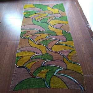 Châle imprimé à la main Emb Shawl, design de luxe, idéal pour toutes les saisons, respirant et coupe-vent - Product Image 1