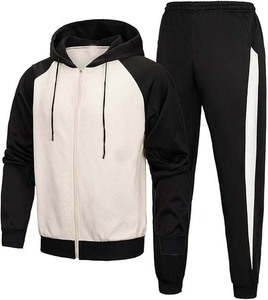 Wholesale Mens Tracksuit 100% Cotton Eco-Friendly Crewneck <b>Sweatshirt</b> Drawstring Closure Relaxed Pants Custom Logo Clothing Set - Product Image 1