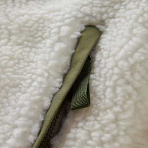 Veste en polaire sherpa épaisse et chaude pour l'hiver, col montant décontracté, coupe-vent, respirante, 4 poches pour homme - Product Image 2