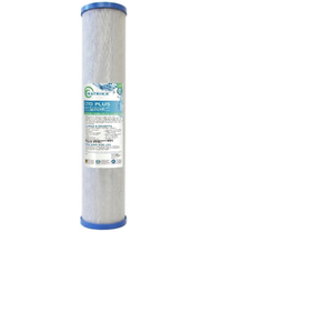 Filtre à bloc de carbone à haute absorption, média en coque de noix de coco, purificateur d'eau de 20 pouces, protection multicouche activée - Product Image 1