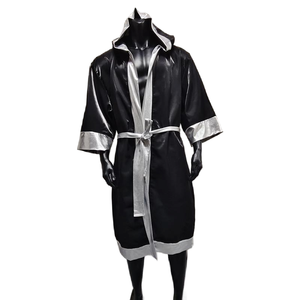 Best Selling Top Quality Product Boxing Robes With Satin Material Boxing Robe in Factory Price Adults with Custom Logo Design - Product Image 2