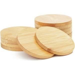 Posavasos de Madera con Diseño de Conchas Marinas, Posavasos Artesanales con Soporte, Opciones de Logotipo Personalizado Grabado - Product Image 4