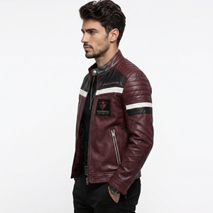 Men Leather <b>Jacket</b> Premium Casual Outerwear Soft Leather Material Comfortable Fit Durable Design For Winter Travel Outdoor - Product Image 3