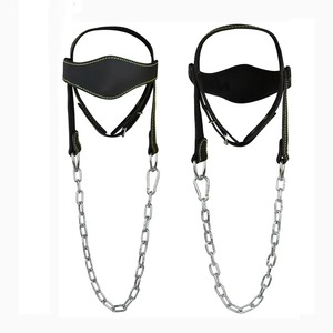 Adjustable Lightweight Comfortable Durable High Stretch Unisex Head <b>Harness</b> <b>Belt</b> Neck Straps PU Leather Fitness Accessory Weight - Product Image 6