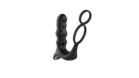 Vibrateur prostatique télécommandé à poussée, plug anal