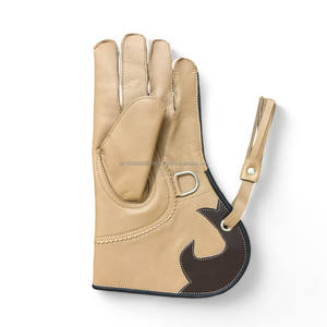 Vente en gros 30cm Double couche longs gants en cuir de vachette souple fauconnerie Hawking gants pour chasse portée montage pistolet accessoires - Product Image 1
