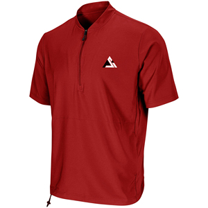 Eco Friendly Batting Cage <b>Jacket</b> Stand Collar Skin Friendly Breathable Adjustable Batting Cage <b>Men's</b> <b>Jackets</b> Quarter <b>Zip</b> Front - Product Image 1
