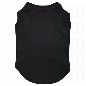 Chemise pour chiot en coton noir uni, douce, confortable, respirante, vêtements pour animaux de compagnie, légère, à porter tous les jours pour les petits chiens et les chiots - Product Image 1