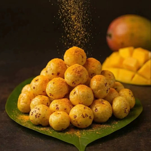 Roasted & Flavoured Makhana Fox Nuts Mango Tangy Fruit-Flavoured Healthy <b>Snack</b> Made in India 90 Gms Pack - Product Image 1