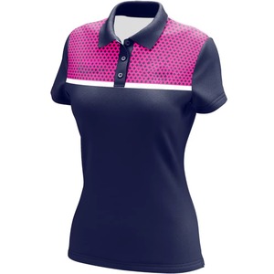 Camisetas Polo Sublimadas de Manga Corta para Mujer, Estilo Casual, Venta al Por Mayor, Alta Calidad, con Logotipo Personalizado - Product Image 2