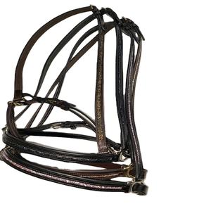 Muserolle en cuir équestre de qualité supérieure pour chevaux de toutes tailles - Product Image 1