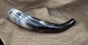 Corneta Vikinga Pulida, Corneta de Guerra, Cuerno de Búfalo Vikingo - Product Image 2