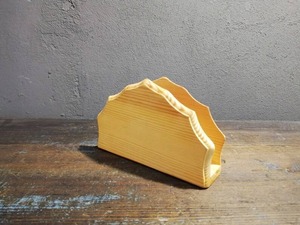 Portarrollos de madera rústico, soporte para servilletas de madera natural, organizador de mesa para uso diario, caja de madera para pañuelos. - Product Image 5