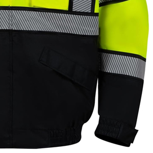 Servicios OEM: Chaqueta de trabajo de alta visibilidad con múltiples bolsillos, tela suave, chaquetas de trabajo de alta visibilidad para almacén - Product Image 4
