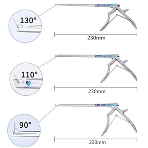 DOM MED DYNAMIC Ensemble de rongeurs orthopédiques 230 mm 90 110 130 degrés Instrument chirurgical manuel certifié CE - Product Image 1