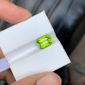 Natural Cushion Cut Peridot Loose Green Gemstone Premium Quality Jewelry Making Precious Stone - Product Image 3