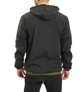 Lightweight Mesh Lined Hooded Outerwear Men's Outdoor Hiking Camping Windbreaker <b>Jacket</b> For Men - Product Image 1