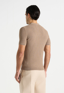 Polo pour homme léger à manches courtes, col classique, pour l'été, les sports de plein air, le quotidien, kaki, doux et confortable - Product Image 2