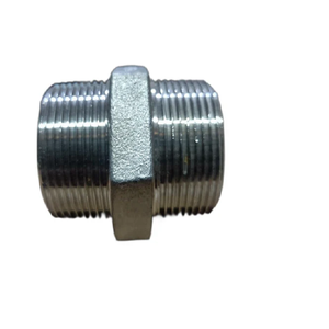 Raccords de pression de surface polis en acier au carbone ANSI B16.9 à haute pression PN16 mamelon ASTM A106 Grade B - Product Image 2