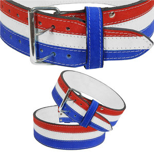 Ceinture de musculation en cuir de vachette fabriquée sur mesure avec boucle à levier - Product Image 1