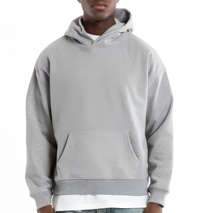 Sudadera con Capucha Extra Grande de Algodón Grueso Personalizada con Estampado Gráfico para Marcas de Ropa Urbana de Lujo en EE. UU., MOQ Bajo - Product Image 1