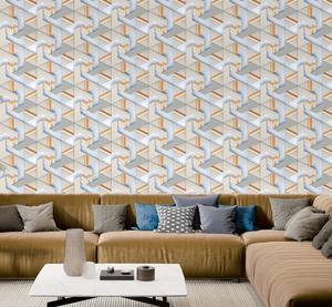 Venta al por mayor de baldosas de lujo 3D de 600x1200mm con diseños modernos y brillantes para sala de estar y baño, baldosas de porcelana con aspecto de mármol. - Product Image 1