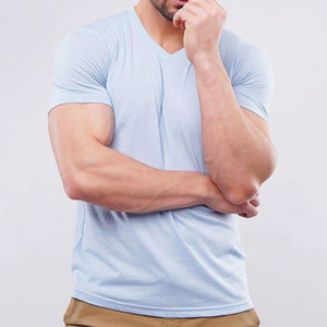 T-shirts amples à manches courtes pour hommes, en coton premium, style streetwear, col rond, pour l'été, vente en gros, fournisseur de vêtements OEM ODM - Product Image 2