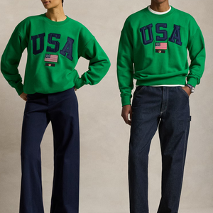 Sudadera de invierno ecológica hecha a medida para moda urbana con logo frontal, oferta especial, estilo vintage, sudadera de forro polar con diseño de bandera. - Product Image 1