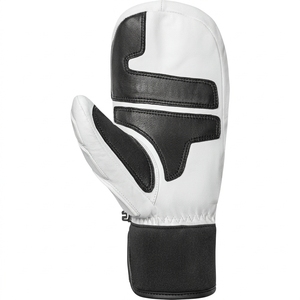 Mitaines de ski d'hiver imperméables de couleur blanche, style classique, design classique OEM - Product Image 3