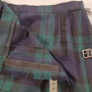 นาฬิกาสีดำสไตล์วินเทจของสกอตแลนด์ ผ้าขนสัตว์ลายทาร์ทัน สายหนังสำหรับผู้หญิง คลาสสิค 2026 - Product Image 4