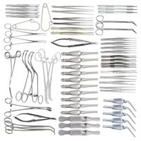 Ensemble d'instruments chirurgicaux pour interventions vasculaires majeures Ovexa, 62 pièces, manuel, en acier inoxydable, qualité personnalisée, stérilisation autoclavable