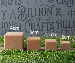 Blocs de construction en bois carrés durables, jouets éducatifs d'extérieur pour enfants - Product Image 5