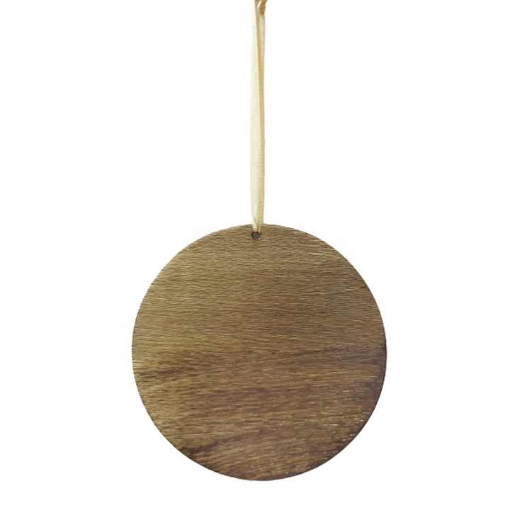 Modern Design Christmas Decorative Items Copper Plated Iron Metal Hanging Heart Christmas Tree Ornament Customized