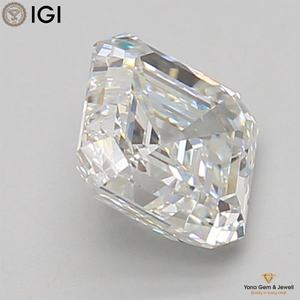 Diamante CVD Cultivado en Laboratorio de 5.00 Quilates, Corte Asscher, Color F, Claridad VS1, con Certificado IGI, para Anillo de Compromiso Personalizado - Product Image 4