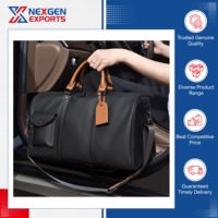 En stock, sac de voyage unisexe de haute qualité, imperméable, grande capacité, en cuir PU, fermeture à glissière, poignée souple