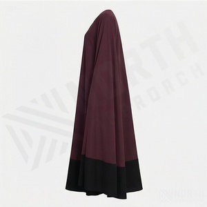 Customized Color Combo New Design Oversize Front Open Men Wear Abaya <b>Long</b> <b>Sleeve</b> Fall Wholesale Loose Breathable Fashion - Product Image 3