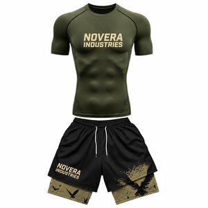 Pantalones Cortos de MMA Personalizados, Rashguard, BJJ Gi, Trajes Completos para Niños, Hombres, Mujeres, Niños, Conjuntos de Rashguard de Boxeo, NOVERA INDUSTRIES - Product Image 4