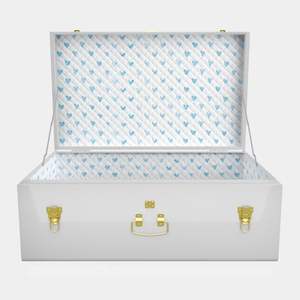 กล่องเก็บของตกแต่งบ้าน, กล่องเก็บงานฝีมือ, กล่องเก็บของเล่น, กล่องเก็บเครื่องประดับแฟชั่น, กล่องเก็บของสีชมพูสวยหรู, กล่องเก็บของโลหะ - Product Image 2