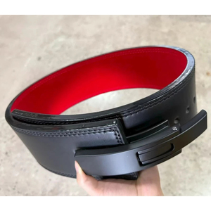Adjustable Pu Leather Non-Slip Weightlifting <b>Belt</b> Black Orange <b>Red</b> Training Support Universal Fit 15 lb Load Capacity - Product Image 6